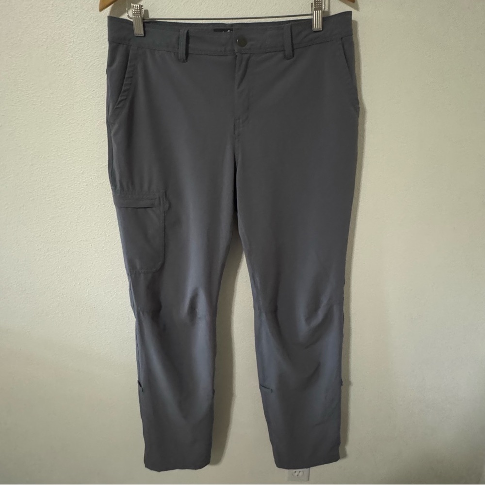 REI Kornati Roll-Up Pants Gray Convertible Hiking Outdoor-12